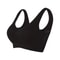 ComfortFit Plus Size Wireless Sports Bra Seamless Medium Support Yoga Workout Bra With Removable 5