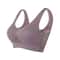 ComfortFit Plus Size Wireless Sports Bra Seamless Medium Support Yoga Workout Bra With Removable 7