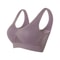 ComfortFit Plus Size Wireless Sports Bra Seamless Medium Support Yoga Workout Bra With Removable 7