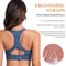 High Support Racerback Workout Bra Seamless High Impact Sports Bra for Running & Gym