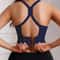 High Support Sports Bra – Seamless Workout Bra Wireless Crop Top for Yoga & Running