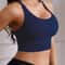 High Support Sports Bra – Seamless Workout Bra Wireless Crop Top for Yoga & Running