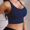 High Support Sports Bra – Seamless Workout Bra Wireless Crop Top for Yoga & Running