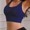 High Support Sports Bra – Seamless Workout Bra Wireless Crop Top for Yoga & Running