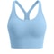High Support Sports Bra – Seamless Workout Bra Wireless Crop Top for Yoga & Running