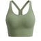 High Support Sports Bra – Seamless Workout Bra Wireless Crop Top for Yoga & Running