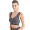 Breathable Front Zipper Sports Bra For Women Shockproof Wireless Fitness Support 8