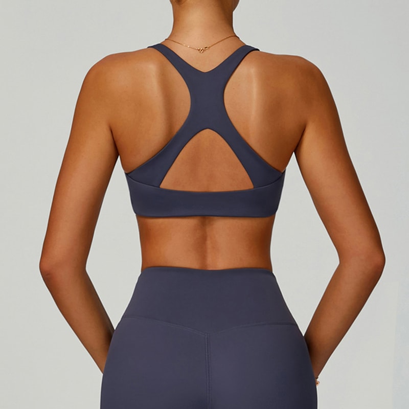 Premium High Support Sports Bra – Breathable Yoga & Gym Workout Bra