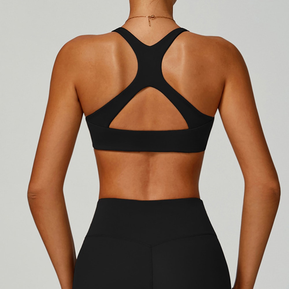 Premium High Support Sports Bra – Breathable Yoga & Gym Workout Bra