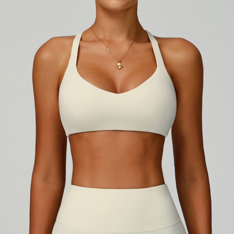 Premium High Support Sports Bra – Breathable Yoga & Gym Workout Bra