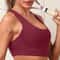 Womens TBack Workout Sports Bra Stretchy Tank With Removable Pads Sports Bra Support 2
