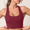 Womens TBack Workout Sports Bra Stretchy Tank With Removable Pads Sports Bra Support 6