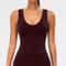 Longline Open Back Yoga Tank – Womens Strappy Workout & Gym Sports Bra Top