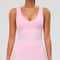 Longline Open Back Yoga Tank – Womens Strappy Workout & Gym Sports Bra Top