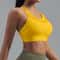 Premium Strappy Back Mesh Sports Bra Breathable Workout Supportive Yoga Crop Top For Women 0