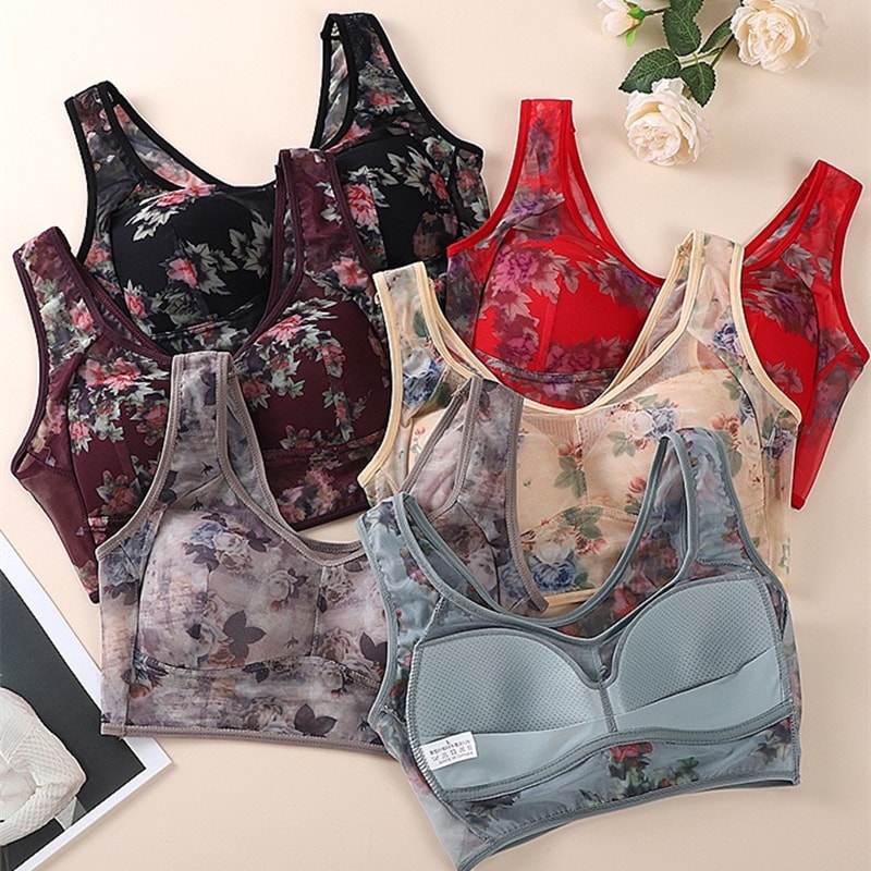 ComfortFit Plus Size Seamless Support Bra Adjustable Anti Sagging Comfort 1