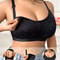 ComfortFit Plus Size Maternity Nursing Bra Wireless Supportive Breastfeeding Bra with Easy Open Clasps