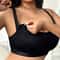 ComfortFit Plus Size Maternity Nursing Bra Wireless Supportive Breastfeeding Bra with Easy Open Clasps