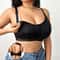 ComfortFit Plus Size Maternity Nursing Bra Wireless Supportive Breastfeeding Bra with Easy Open Clasps