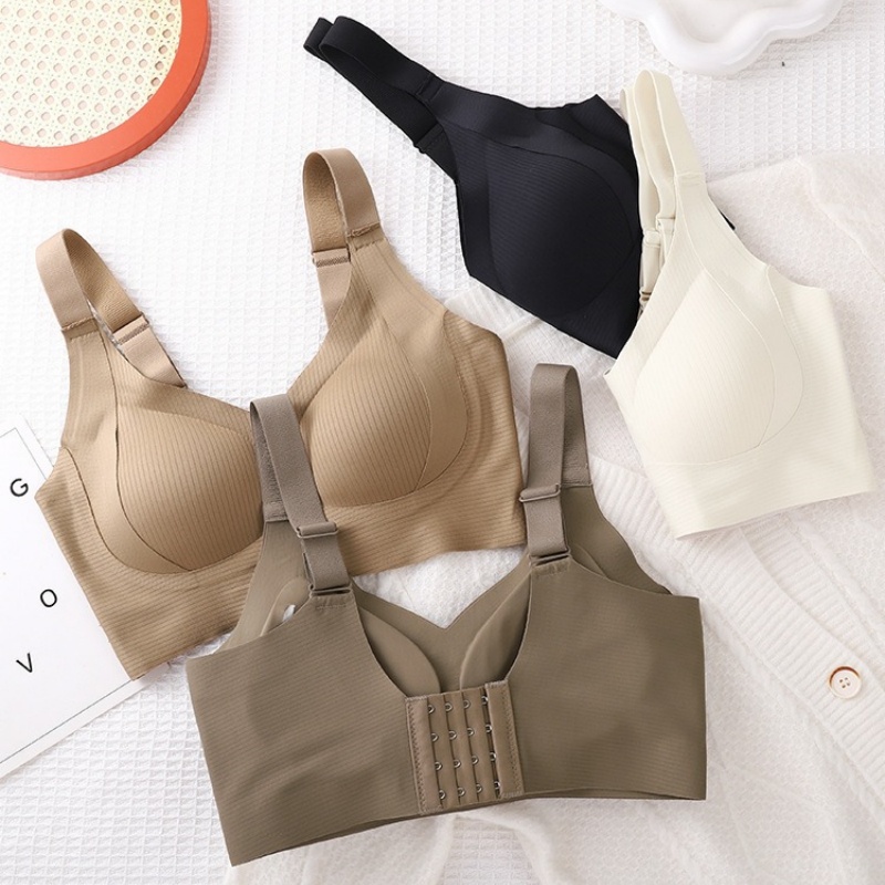 ComfortLift Plus Size Push Up Bra Seamless Bralette With Adjustable Straps 2