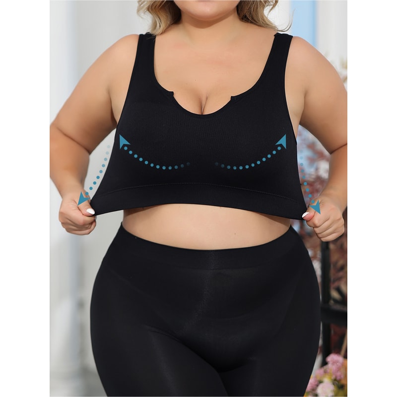 Plus Size Wireless Support Bra – Comfortable Full Coverage Everyday Bra