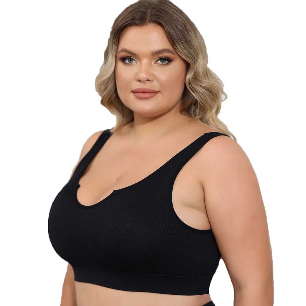 Plus Size Wireless Support Bra – Comfortable Full Coverage Everyday Bra