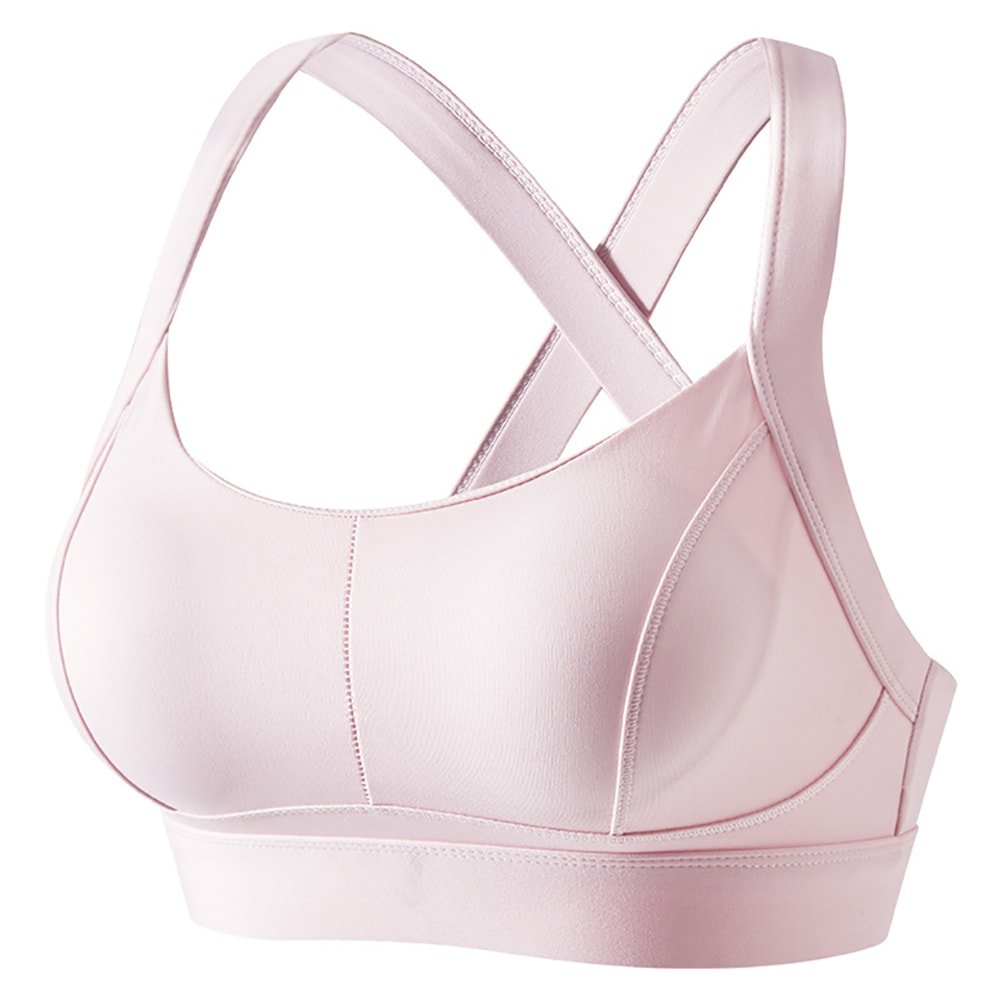 High Impact Criss Cross Back Workout Sports Bra Padded Support Moisture Wicking Comfort 11