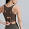 Plus Size High Support Running Yoga Sports Bra With Breathable Mesh Racerback 0