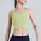 Plus Size High Support Running Yoga Sports Bra With Breathable Mesh Racerback 1