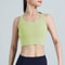 Plus Size High Support Running Yoga Sports Bra With Breathable Mesh Racerback 1