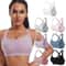 Womens Performance High Impact Sports Bra Wireless Crisscross Back Yoga Gym Running Fitness Suppo 0