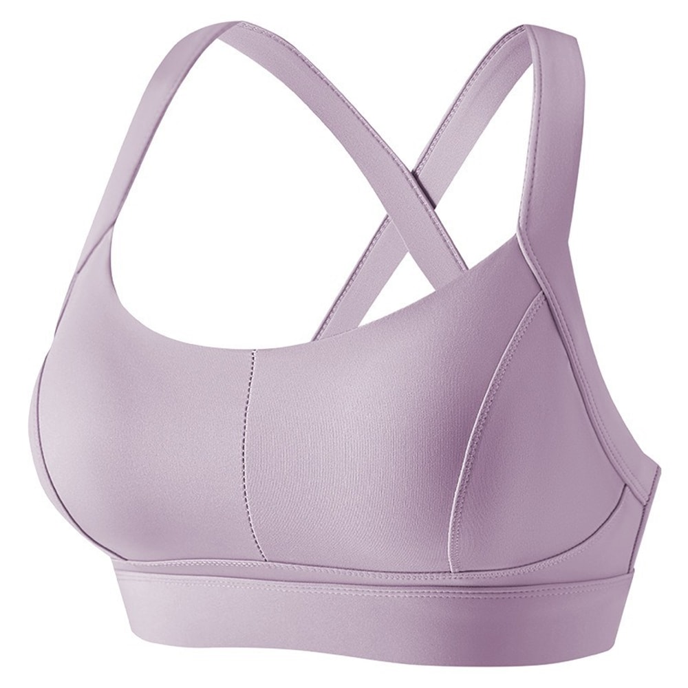 Womens Performance High Impact Sports Bra Wireless Crisscross Back Yoga Gym Running Fitness Suppo 1