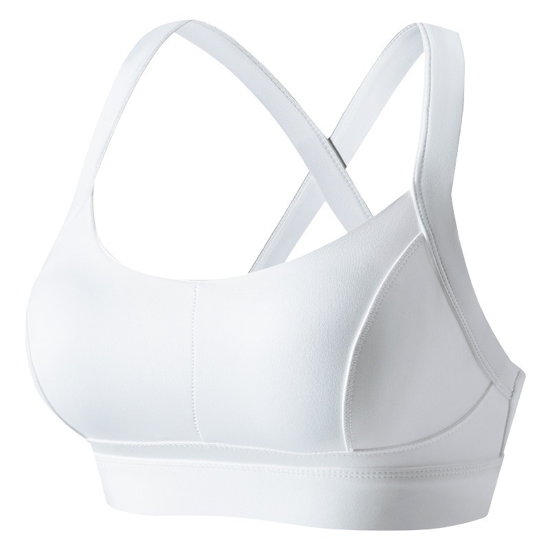 Womens Performance High Impact Sports Bra Wireless Crisscross Back Yoga Gym Running Fitness Suppo 7