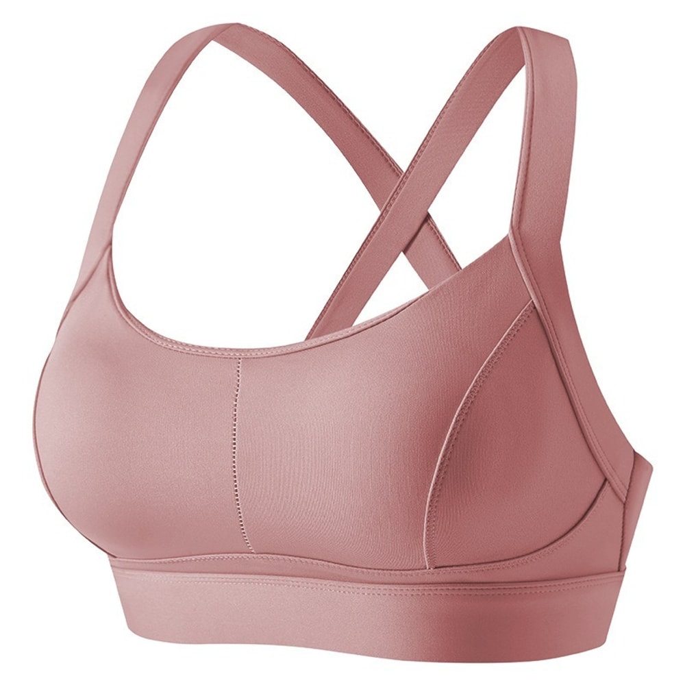 Womens Performance High Impact Sports Bra Wireless Crisscross Back Yoga Gym Running Fitness Suppo 11