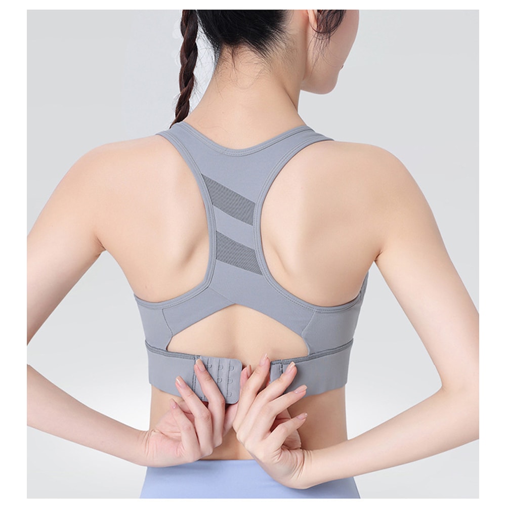 High Support Shockproof Sports Bra for Running & Fitness with Beautiful Back Design