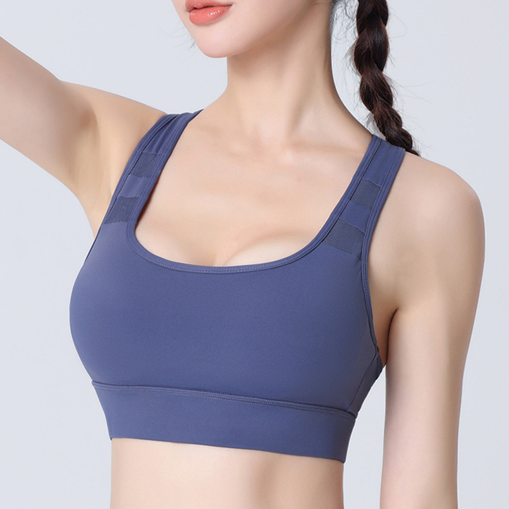 High Support Shockproof Sports Bra for Running & Fitness with Beautiful Back Design