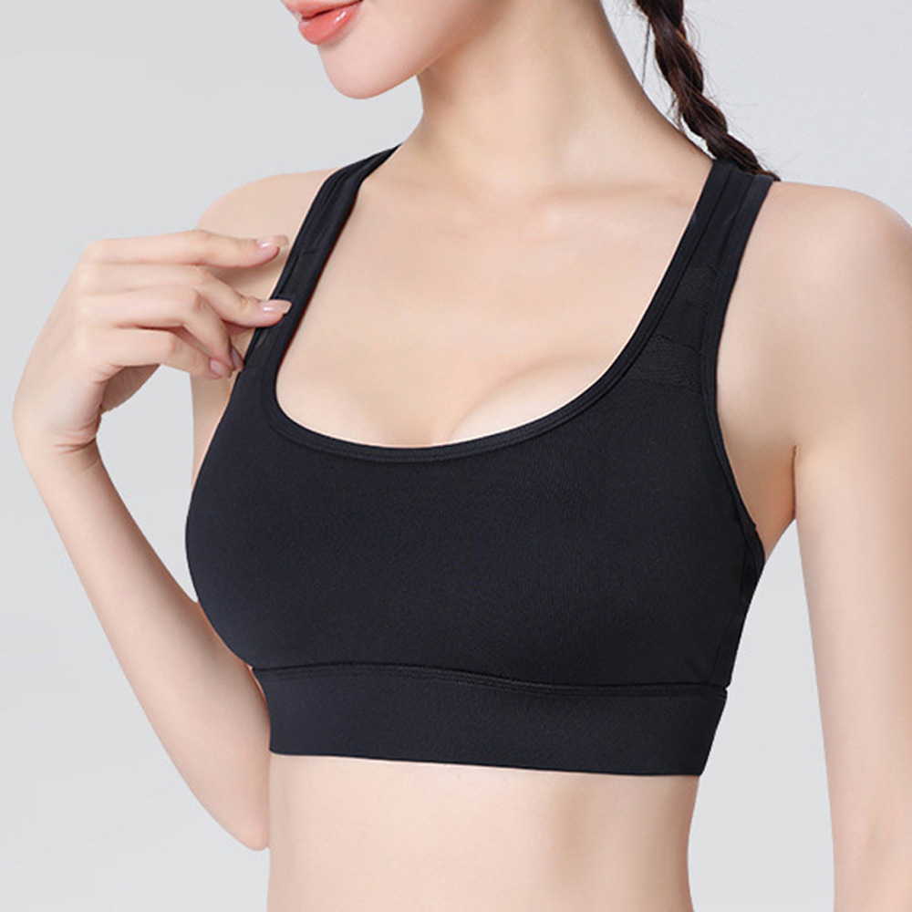 High Support Shockproof Sports Bra for Running & Fitness with Beautiful Back Design