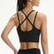 Womens Quick Dry Cross Strap Sports Bra For Women Yoga Workout Support 6