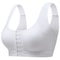 Front Closure Plus Size Wireless Yoga Sports Bra With Posture Support Comfortable Push Up Fit 6