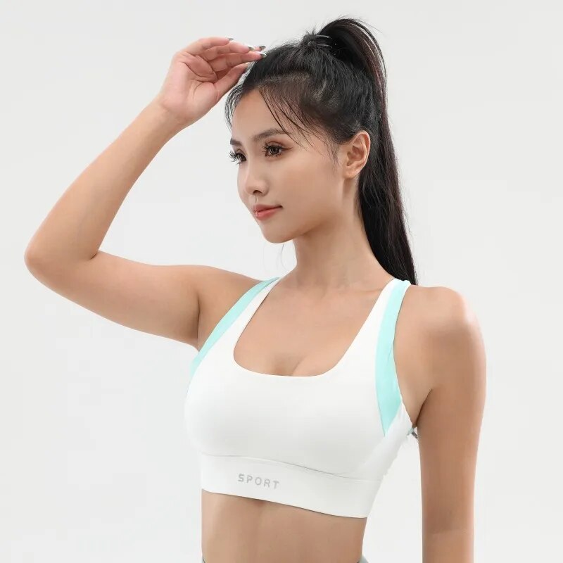 Sculpt Support Womens Sports Bra Yoga Bra Top Shockproof Wirefree Workout Gym Fitness Vest 3