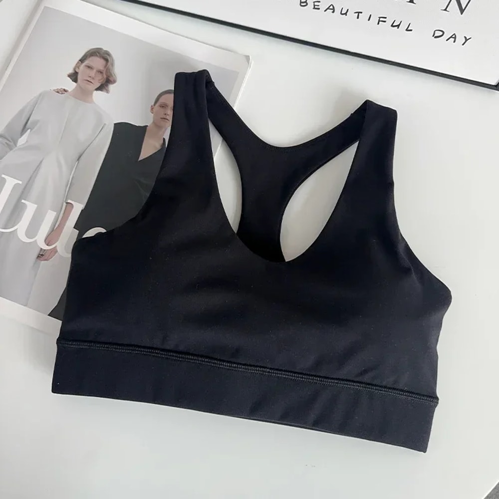 High Support Breathable Yoga Sports Bra for Running & Fitness