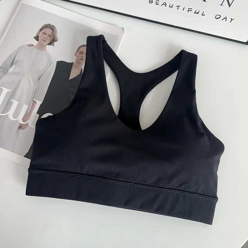 High Support Breathable Yoga Sports Bra for Running & Fitness