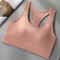 Premium High Support Push Up Sports Bra for Women – Adjustable Back Buckle Workout Yoga Bra