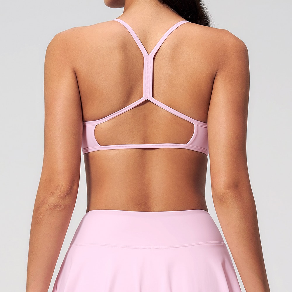 Performance Push Up Sport Crop Top Womens Breathable Gym Bra