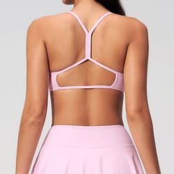 performance push up sport crop top womens breathable gym bra