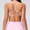Performance Push Up Sport Crop Top Womens Breathable Gym Bra