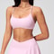 Performance Push Up Sport Crop Top Womens Breathable Gym Bra