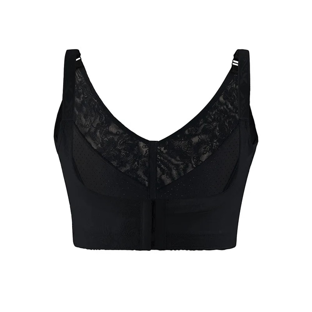 Womens High Support Gathering Shaping Sports Bra With Side Bust Adjustment Reinforced Chest Suppor 4