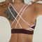 Seamless Breathable Sports Bra Shockproof Push Up Workout Crop Top