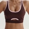 Seamless Breathable Sports Bra Shockproof Push Up Workout Crop Top
